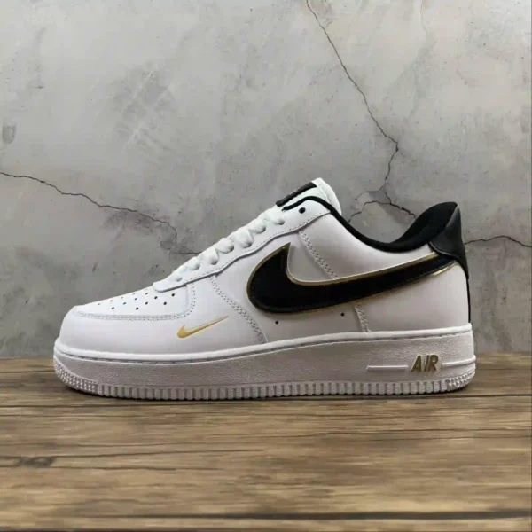 Air Force Essential White Black Gold