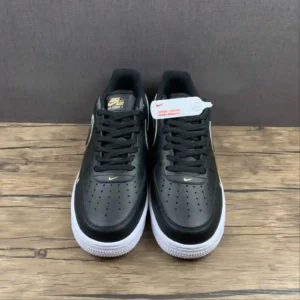 Air Force Metallic Swoosh Gold Black