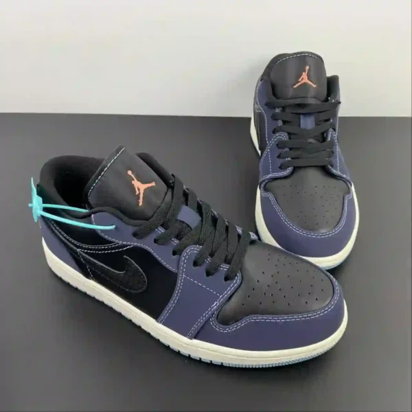 Air Jordan 1 Low Black Dark Obsidian