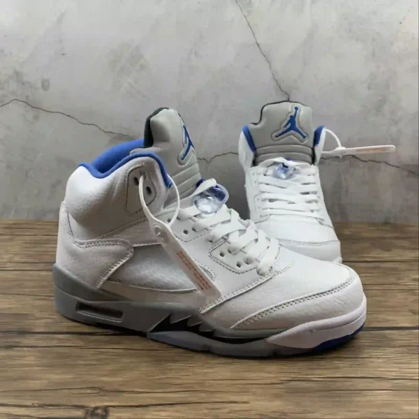 Air Jordan 5 White Stealth