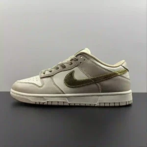 Dunk Low Swoosh Gold