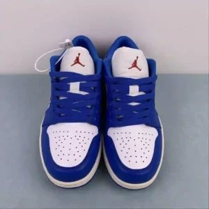 Air Jordan 1 Low Blue Gym Red