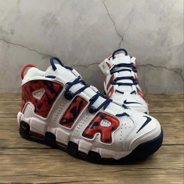 Air More Uptempo 96 Red Navy Camo