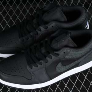 Air Jordan 1 Low Black Elephant