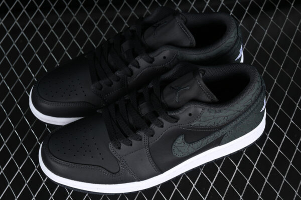 Air Jordan 1 Low Black Elephant